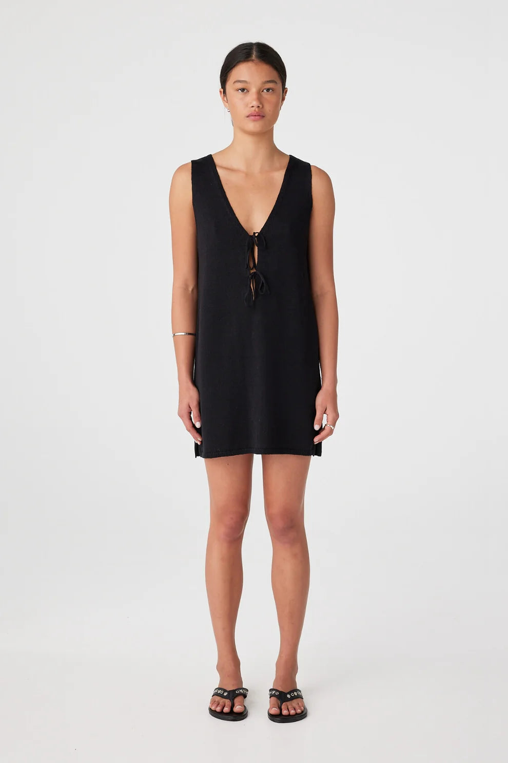Poppy Mini Dress - Black