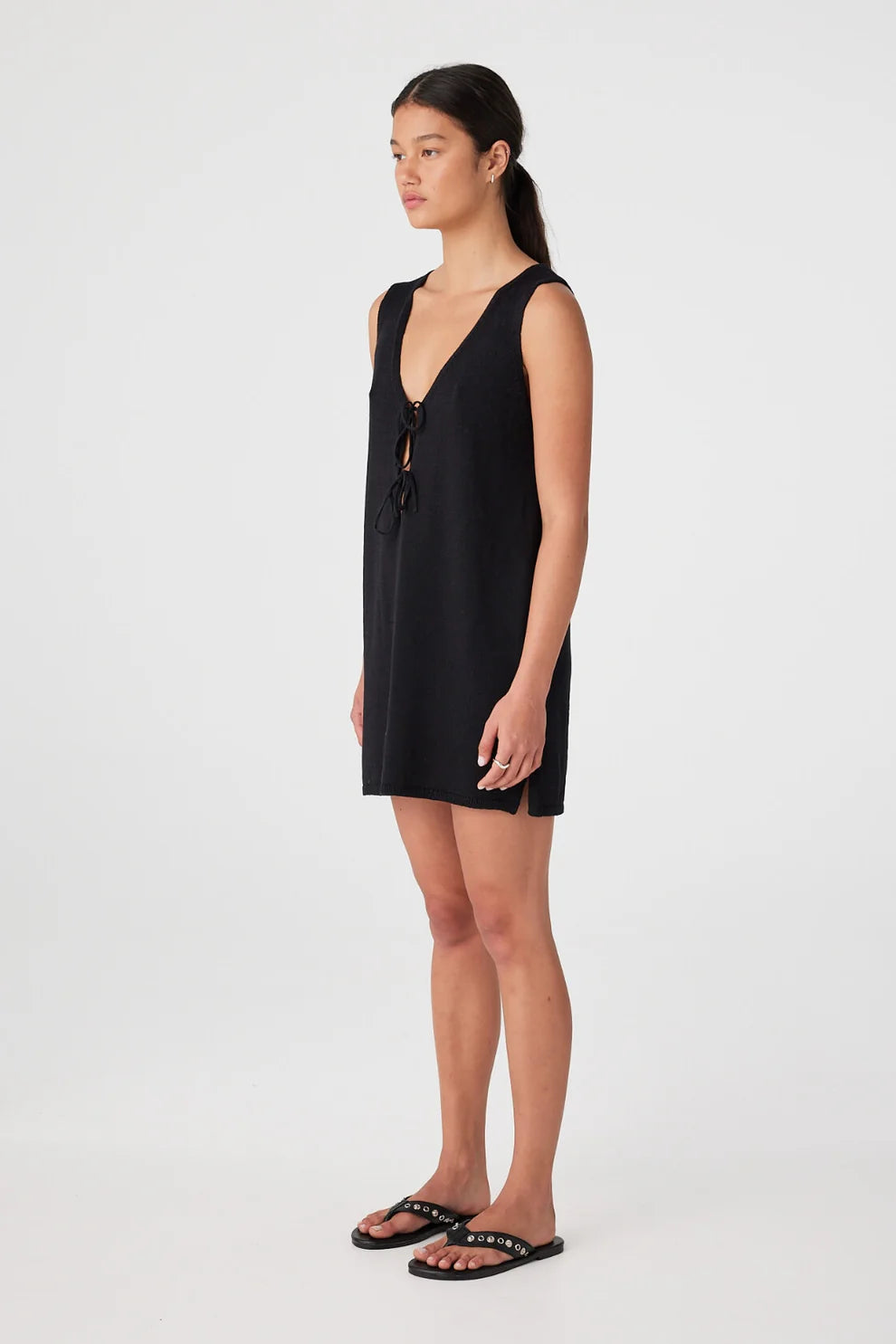 Poppy Mini Dress - Black