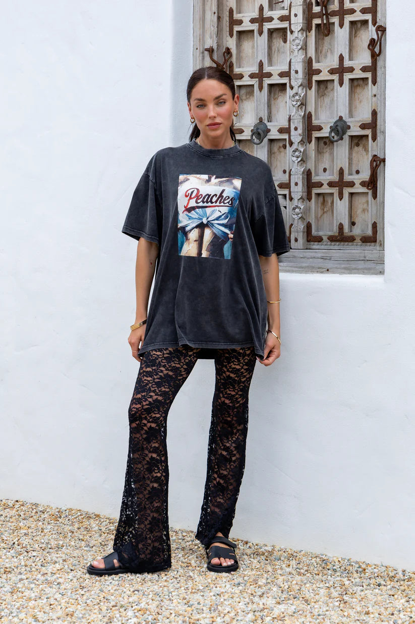 Dolce Lace Pant- Black