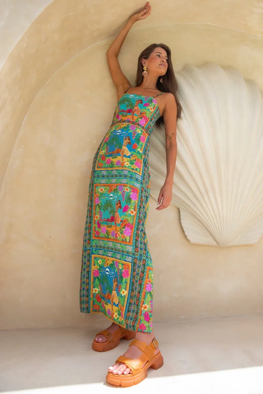 Aloha Maxi Dress - Tiki