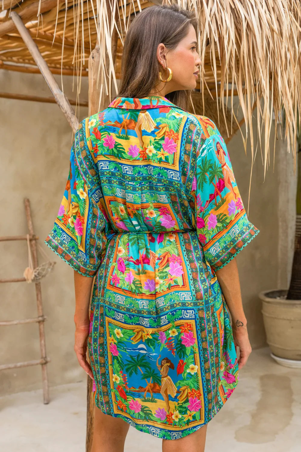 Lois Shirt Dress - Tiki