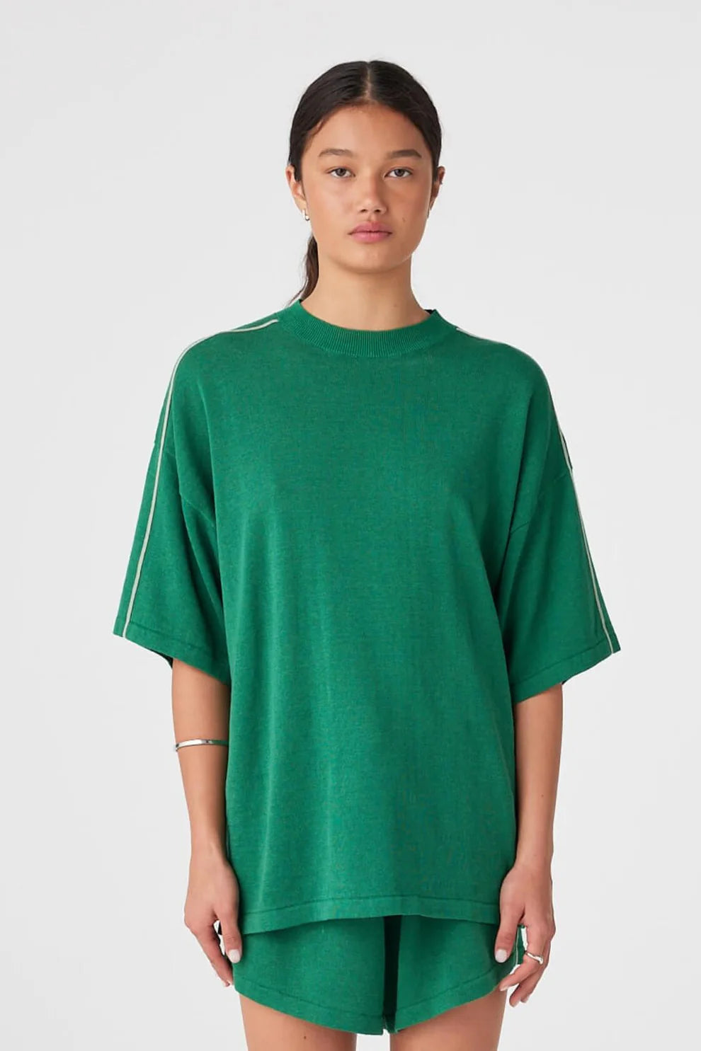 Pippa Oversized Tee - Sea Green