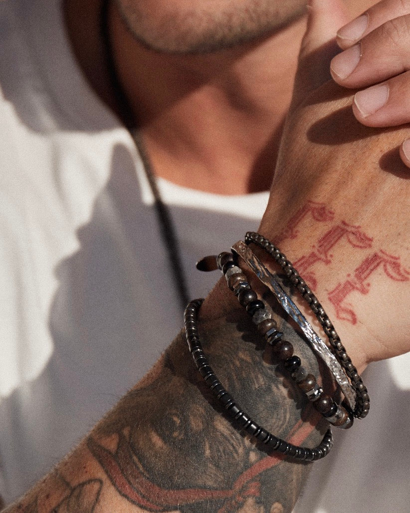 Helios Silver Cuff Bracelet