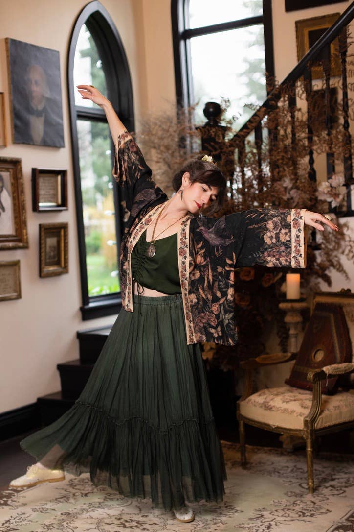 Momento Pixie Duster Crop Kimono