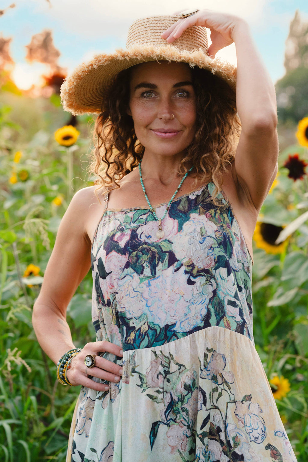 I Paint My Dream Bohéme Slip Dress