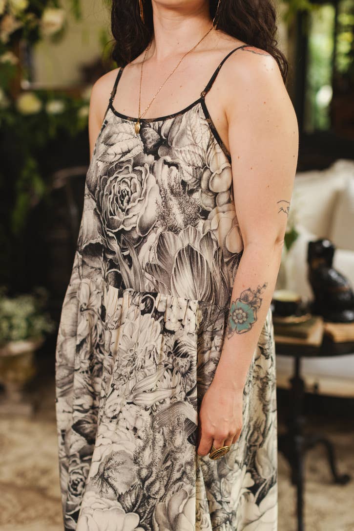 Honey & The Moon Bohéme Maxi Slip Dress