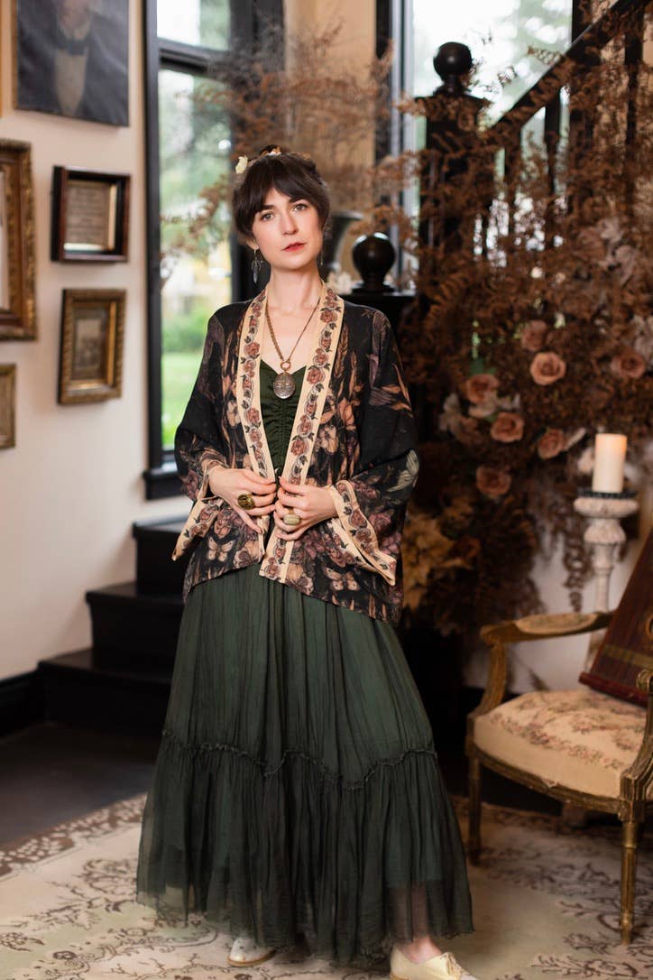 Momento Pixie Duster Crop Kimono