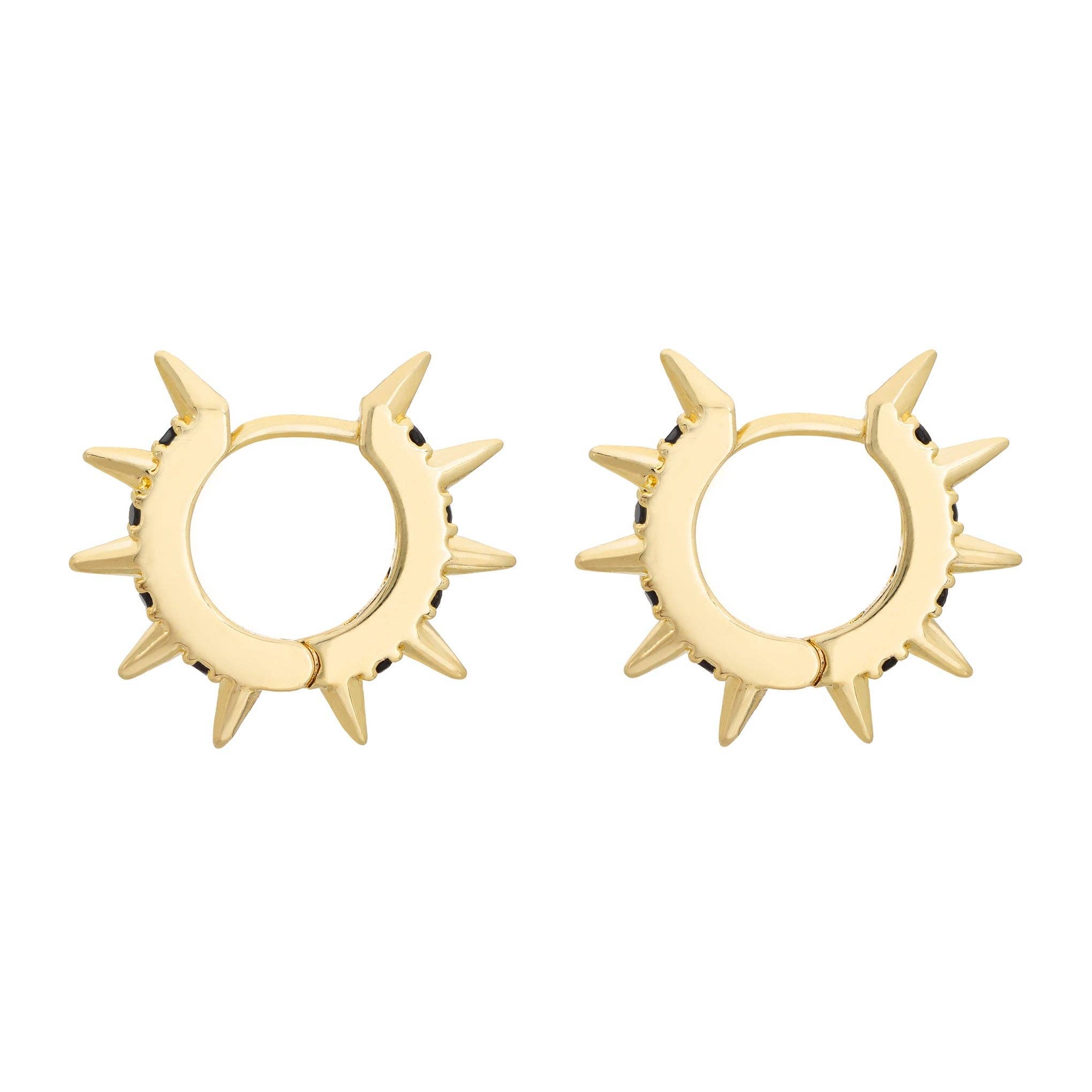 Runaway Hoops: 18K Gold Plated
