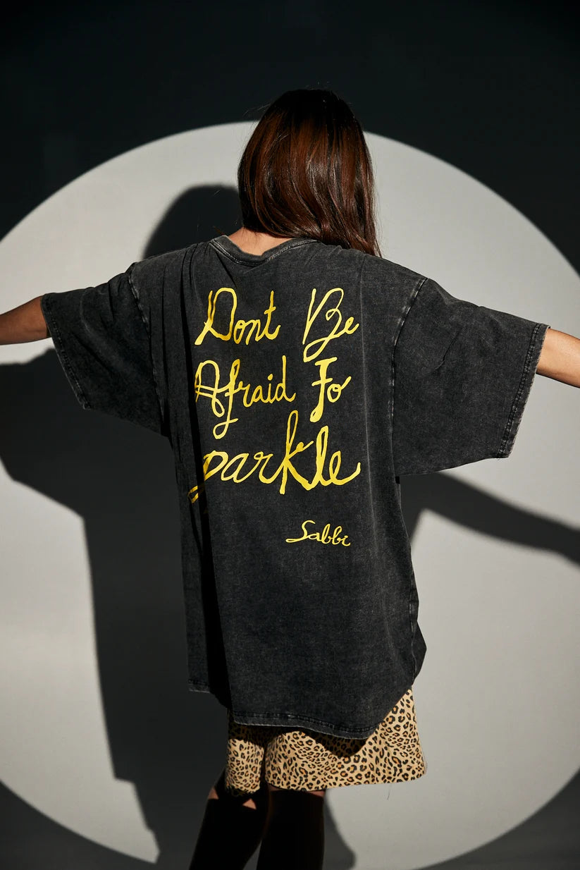 Sparkle Titty Tee black