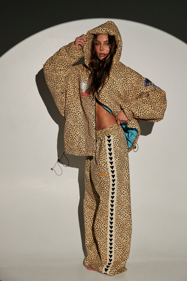 The Raving Heart pants Drill Leopard