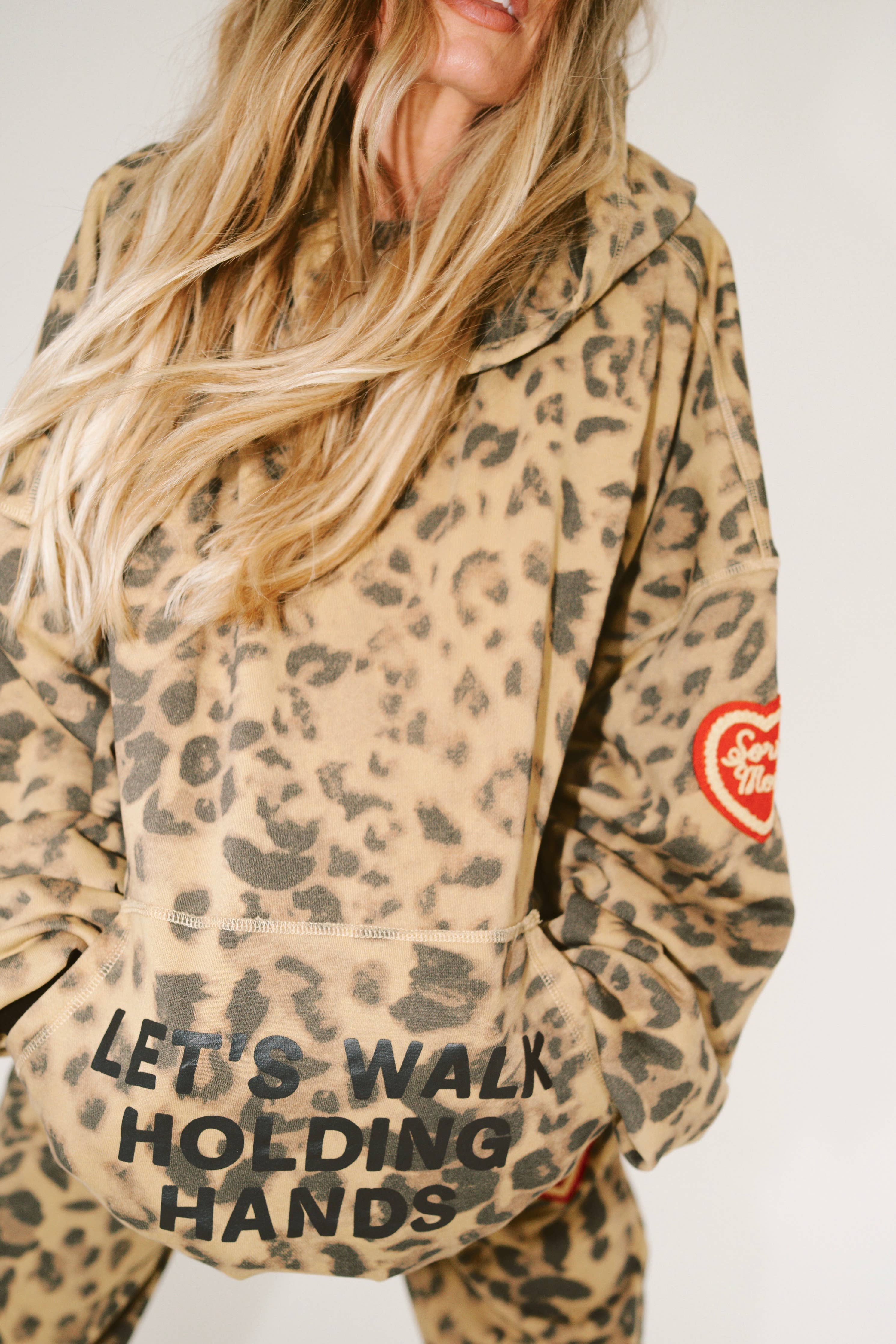 Sorry Mom Hoodie- Leopard