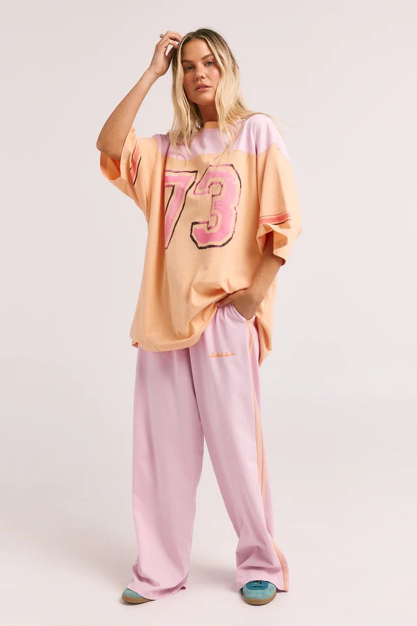 Skate Don't Hate tee Peach