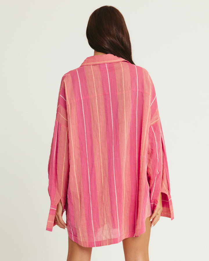The Don Julio Shirt Pop Stripe Peach