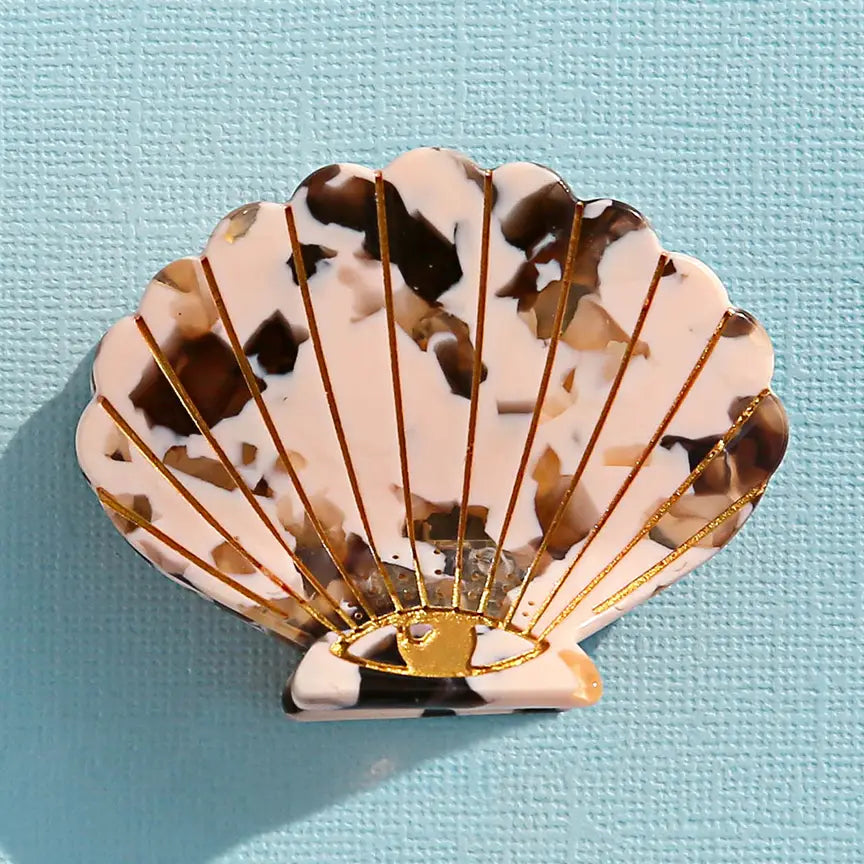 Marble Shell Clip