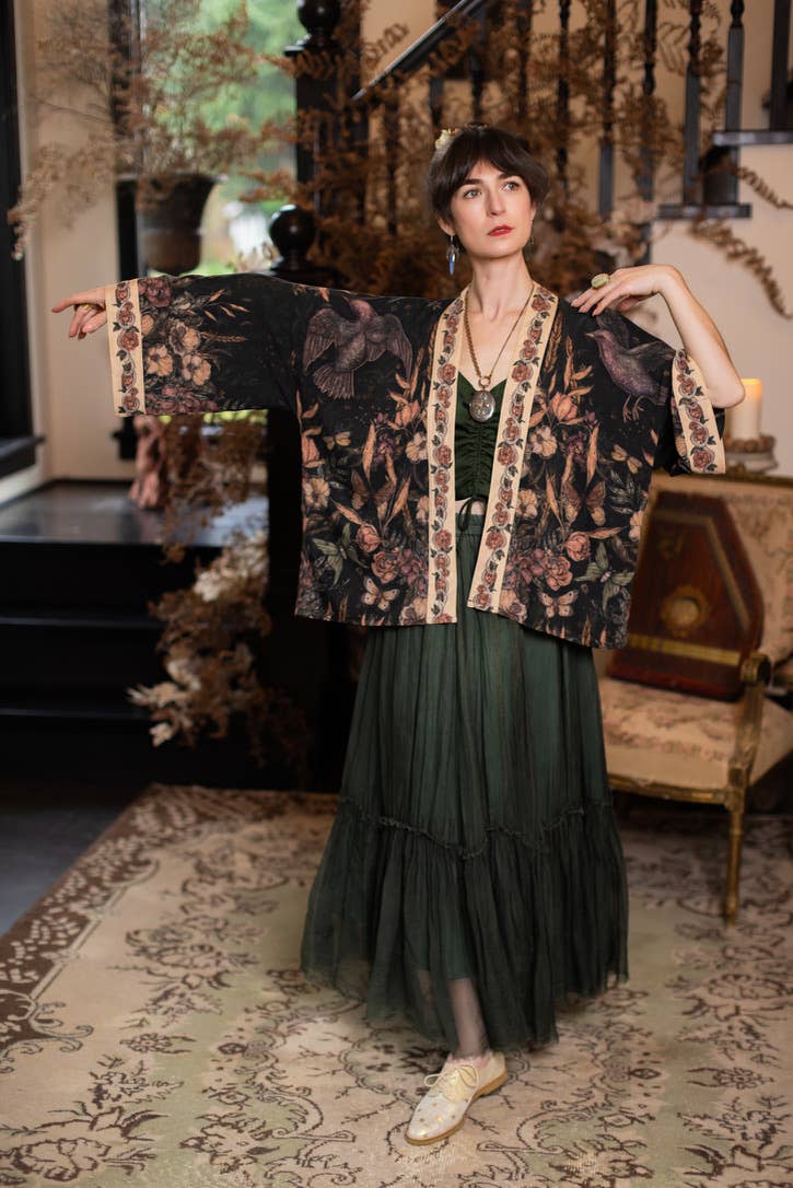 Momento Pixie Duster Crop Kimono