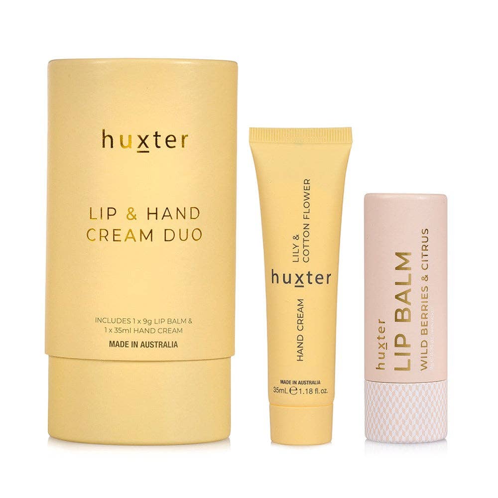 Lip & Hand Cream Duo - Lily & Cotton Flower