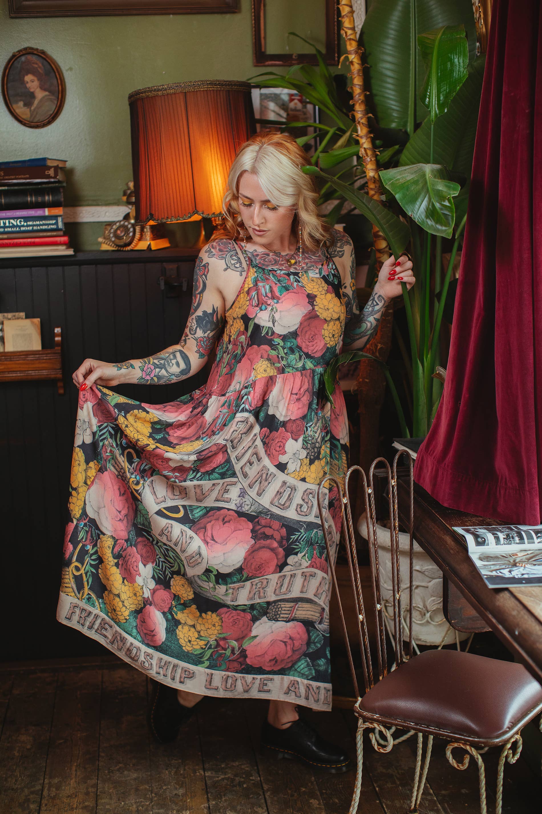 Friendship Love and Truth Bohéme Slip Dress