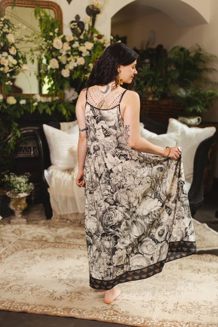 Honey & The Moon Bohéme Maxi Slip Dress