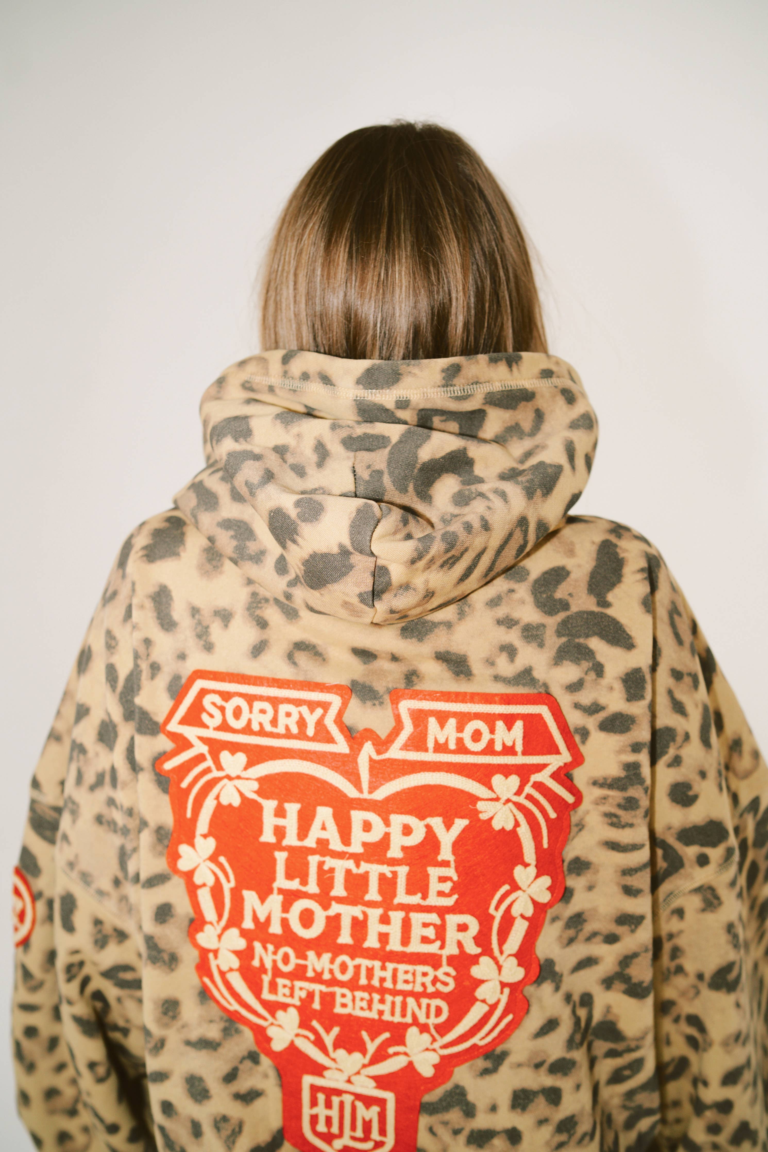 Sorry Mom Hoodie- Leopard