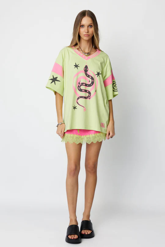 Serpent Tee ~ Lime