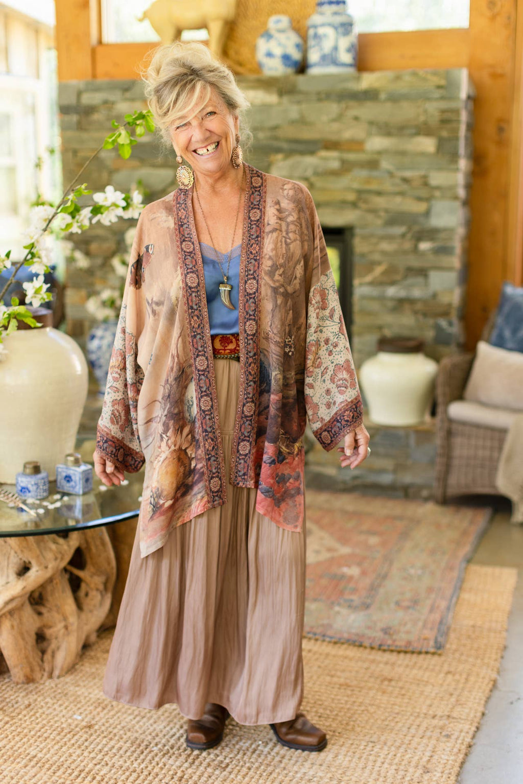 The Storyteller Matinée Duster Kimono