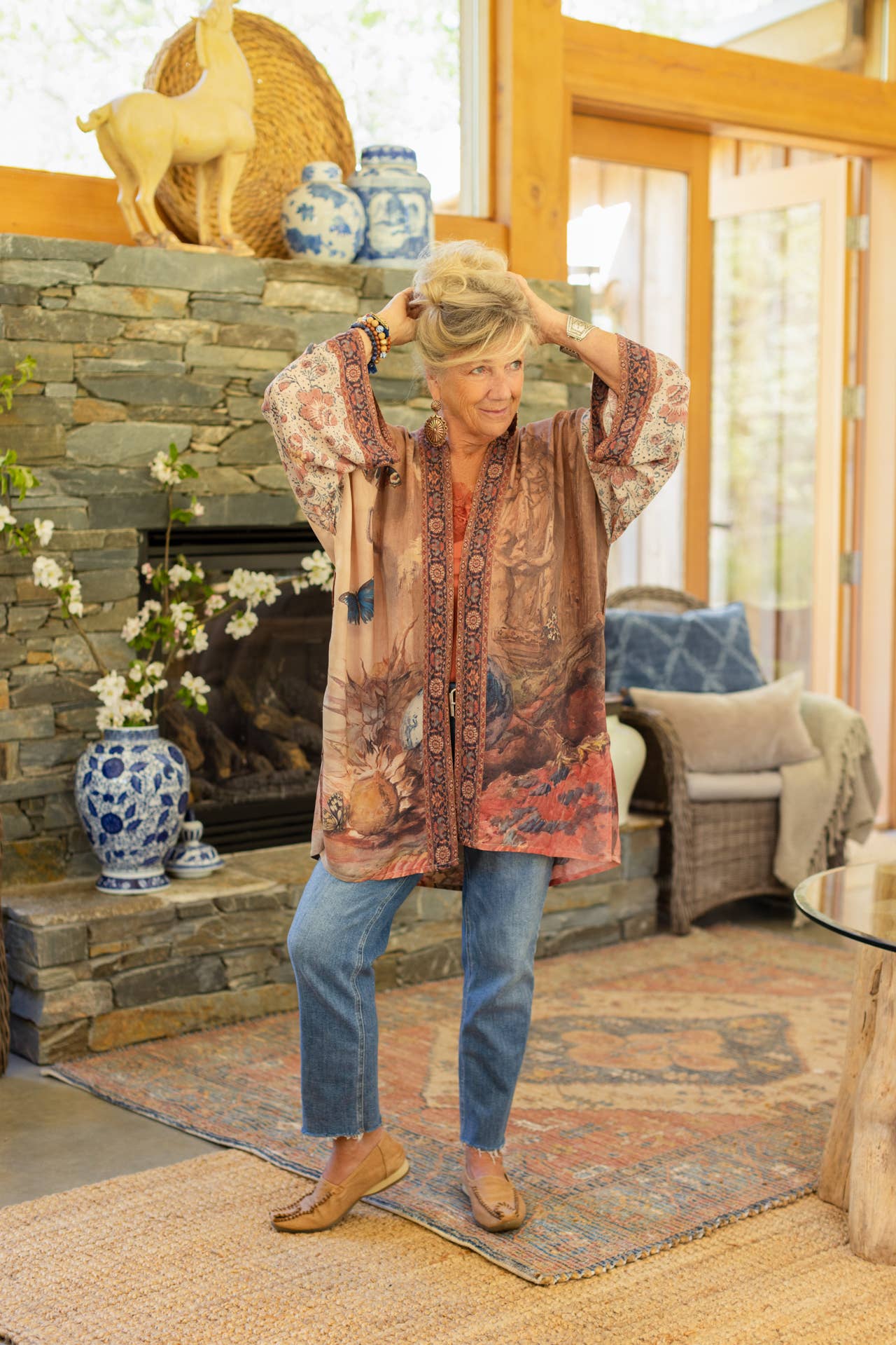 The Storyteller Matinée Duster Kimono