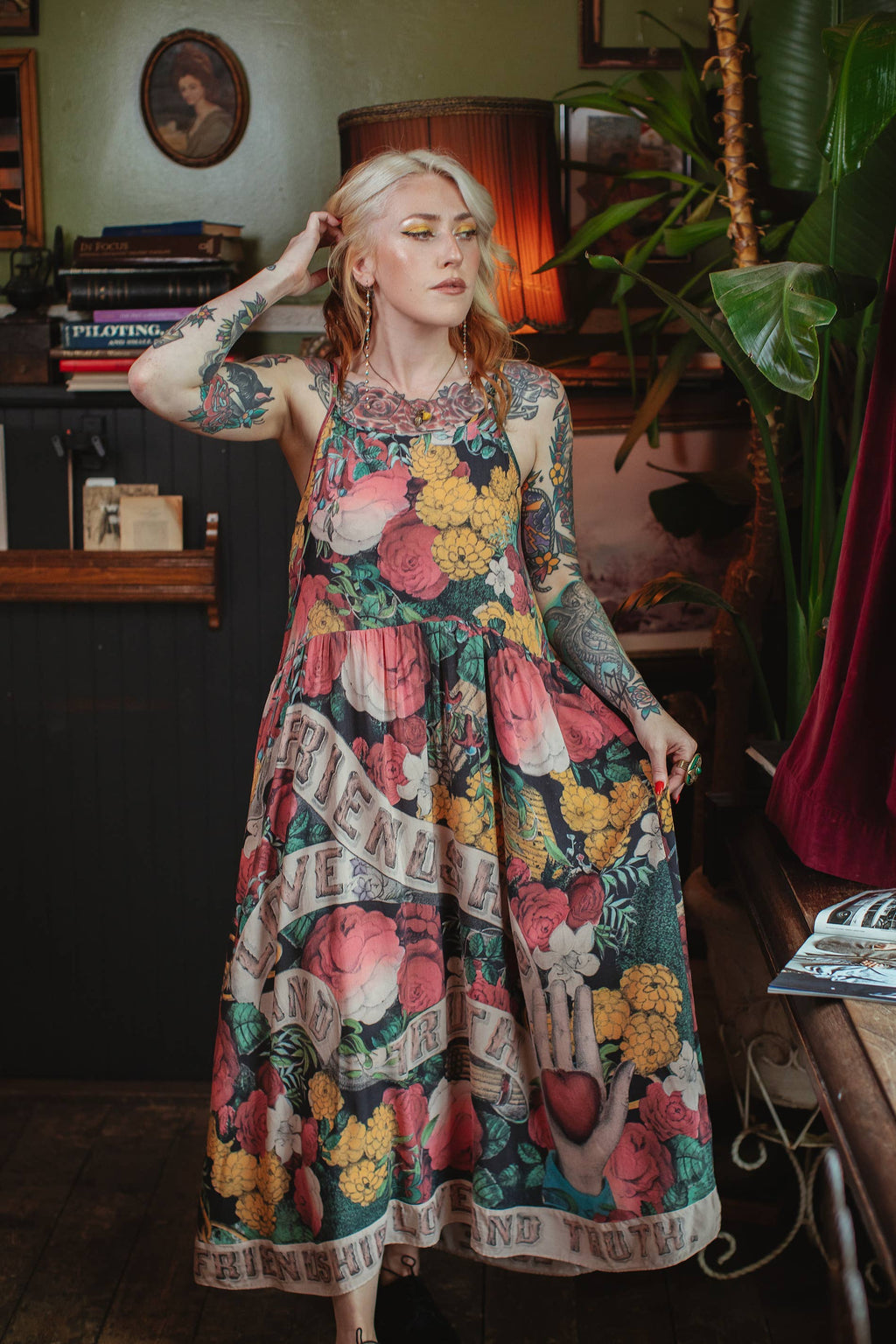 Friendship Love and Truth Bohéme Slip Dress