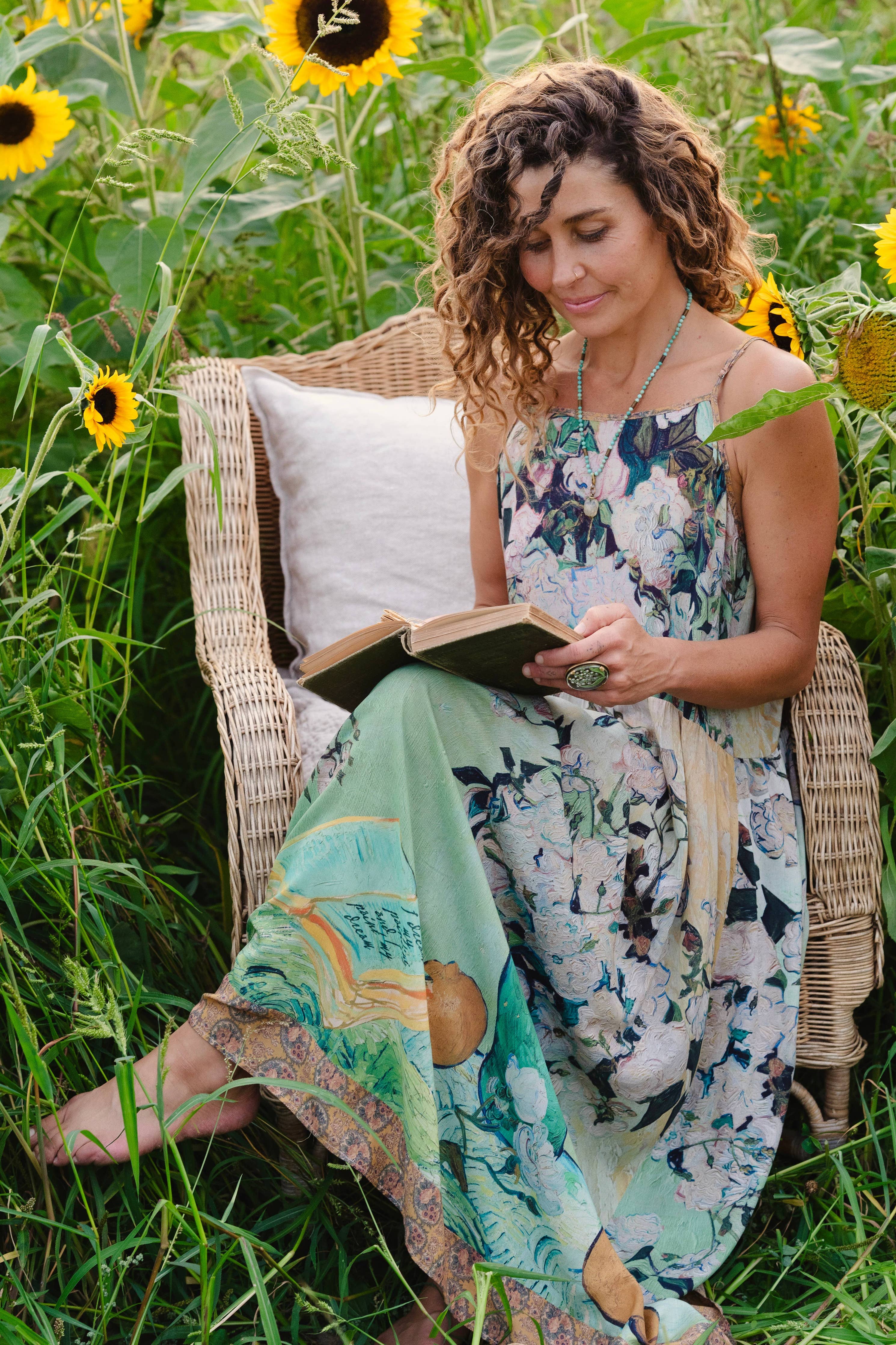 I Paint My Dream Bohéme Slip Dress