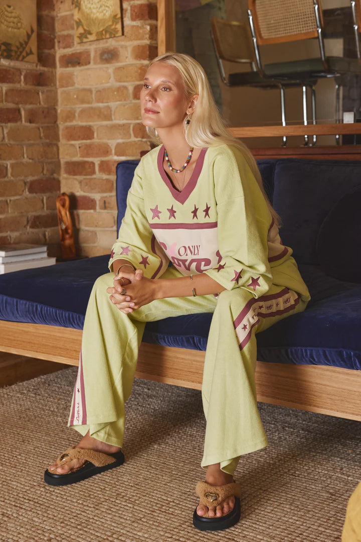 Surf League Lounge Pants - Pistachio