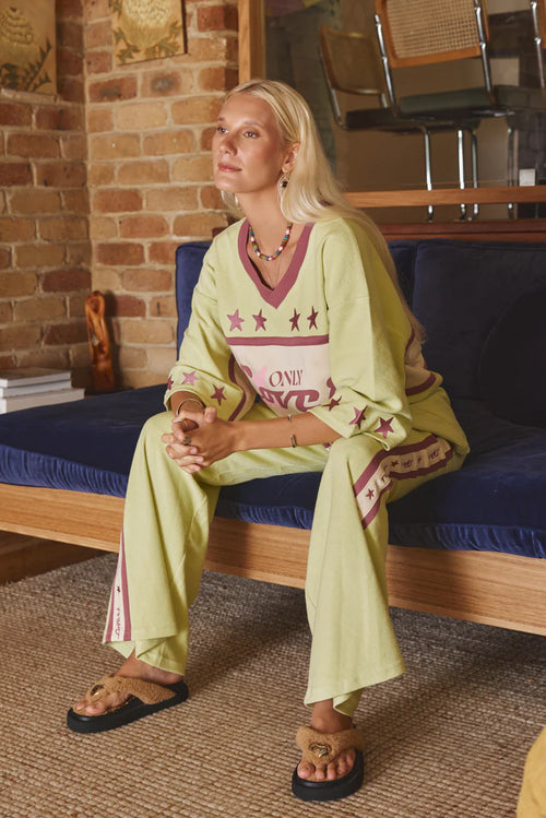 PREORDER- Surf League Lounge Pants - Pistachio