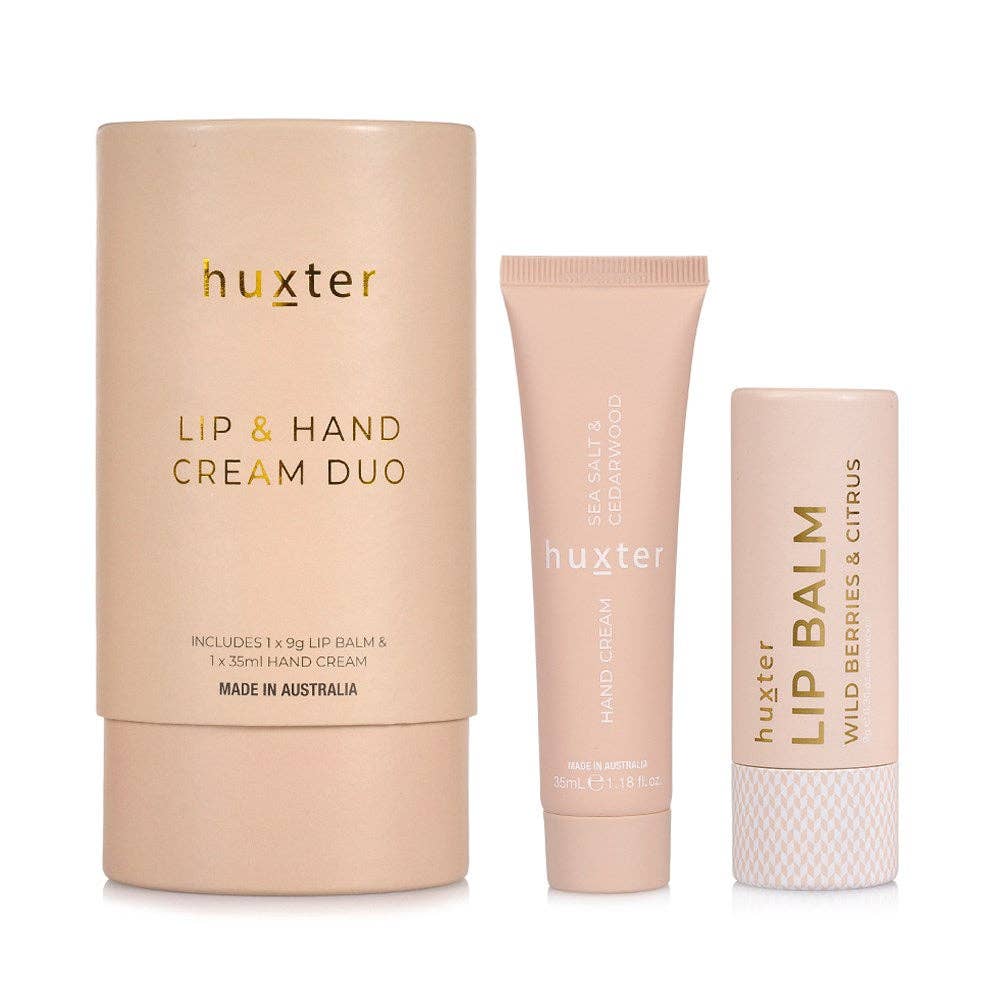 Lip & Hand Cream Duo - Neutral - Sea Salt & Cedarwood