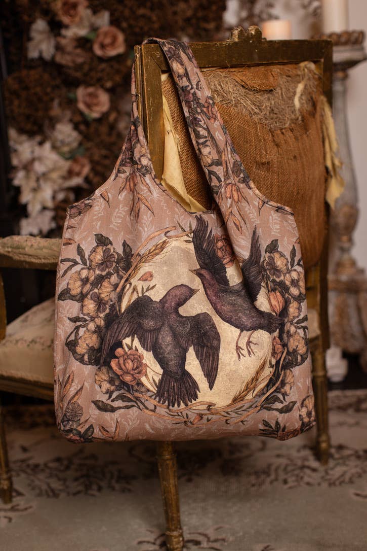 Momento Boho Linen Tote Bag