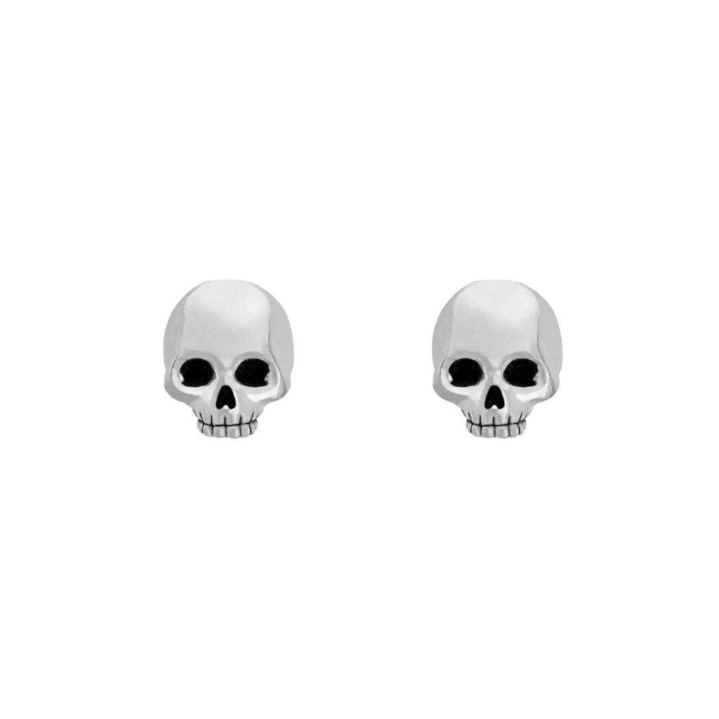 Cerebrum Studs: Rhodium Plated