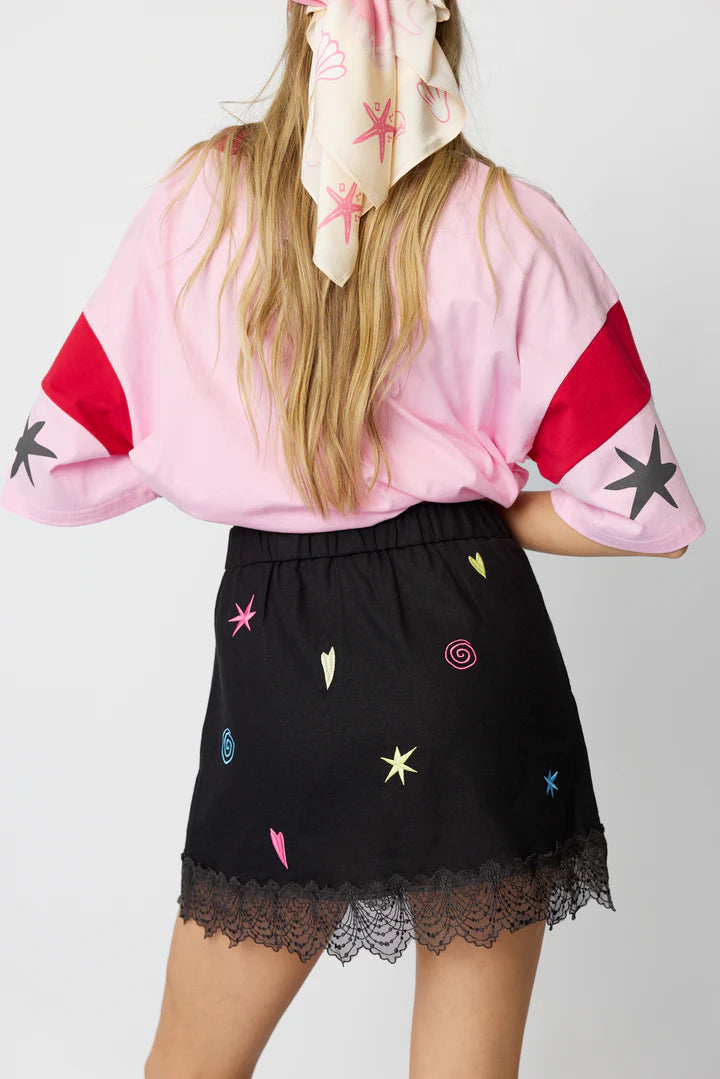 Lucky Mini Skirt ~ Midnight