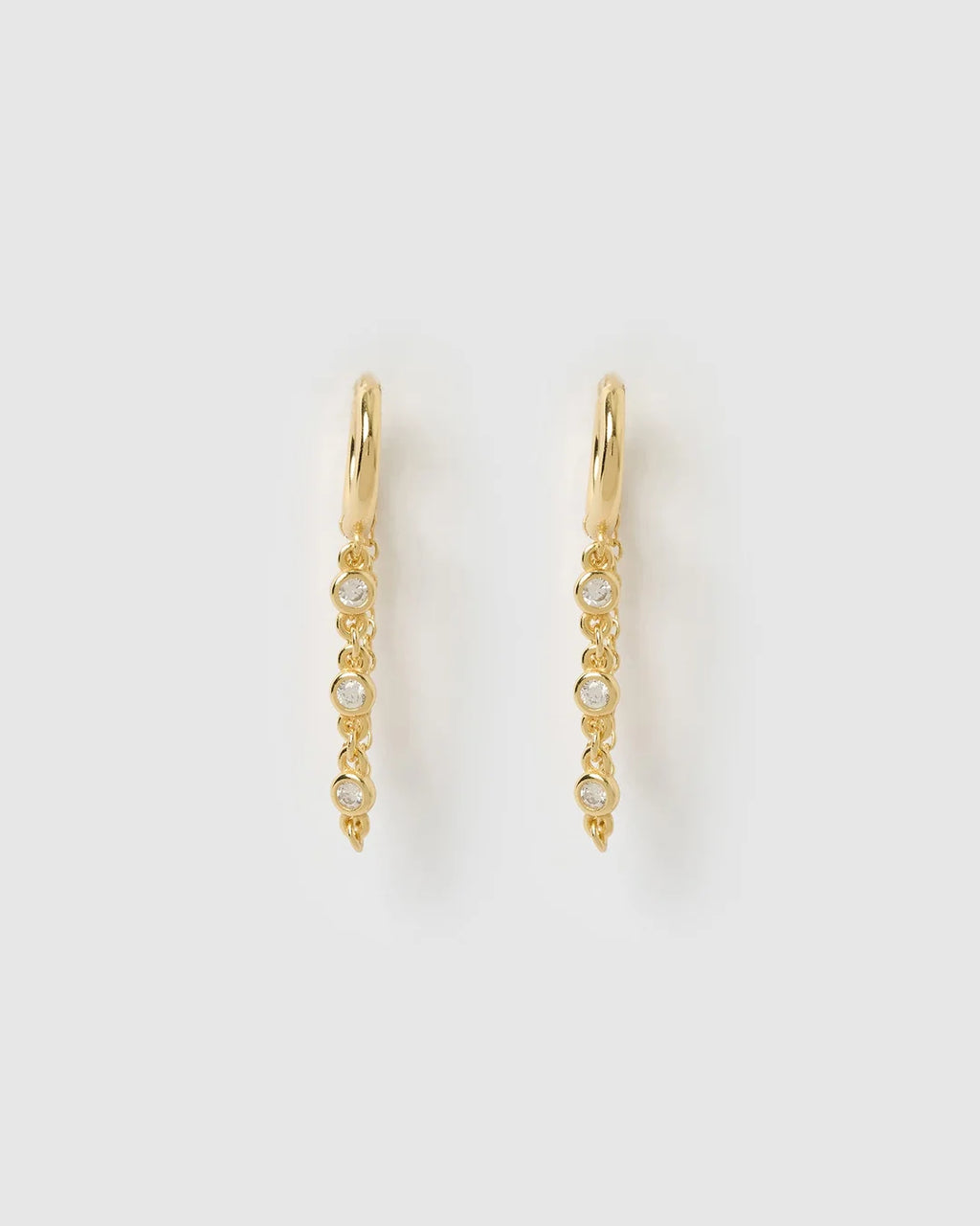Amaretto Gold Huggie Earrings