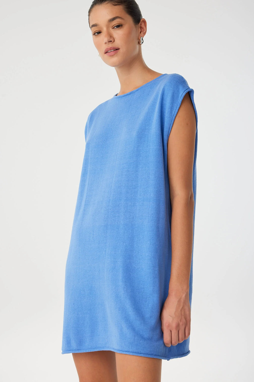 Pala Reversible Mini Dress - Pacific Blue