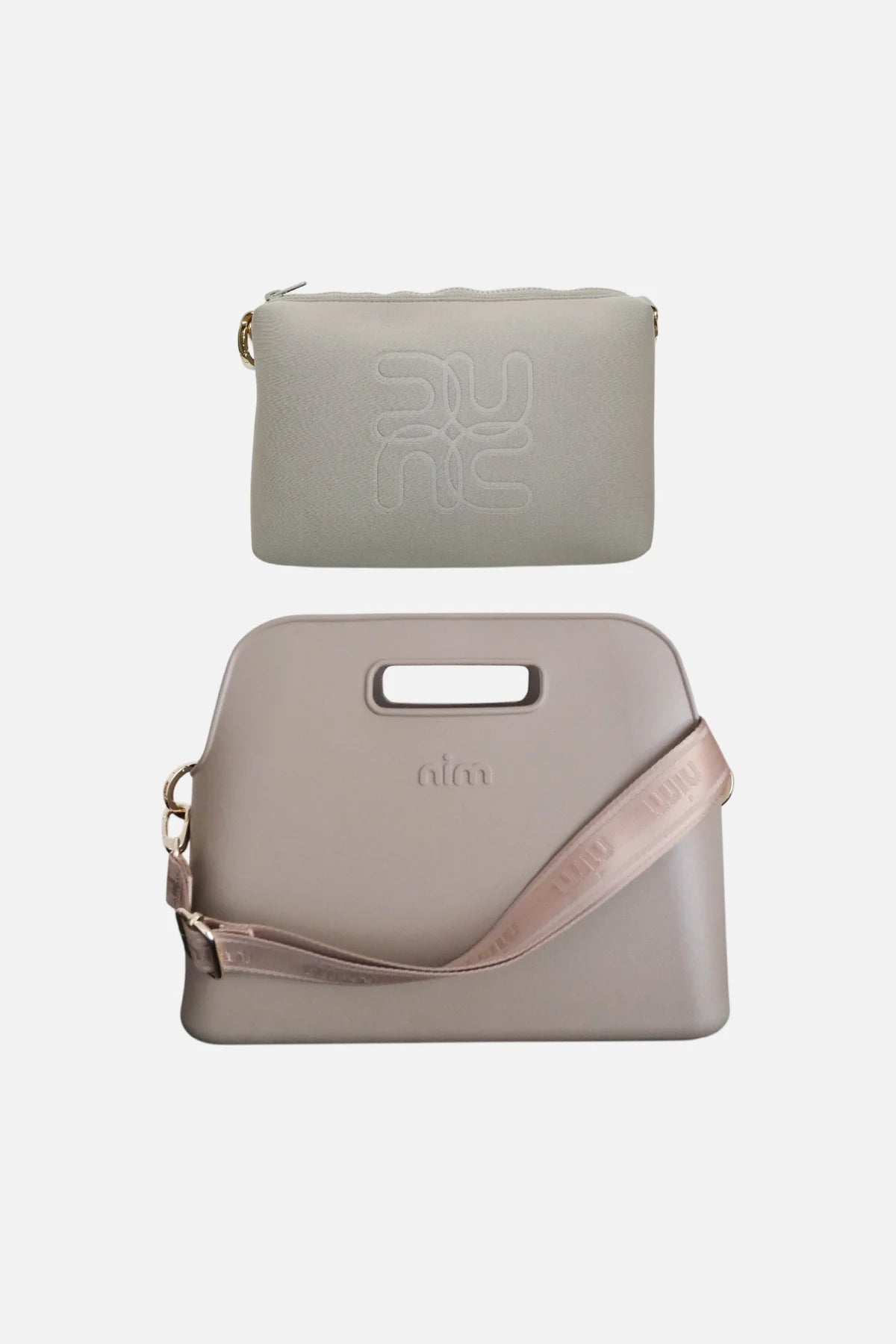 The BB Tote Set - Taupe