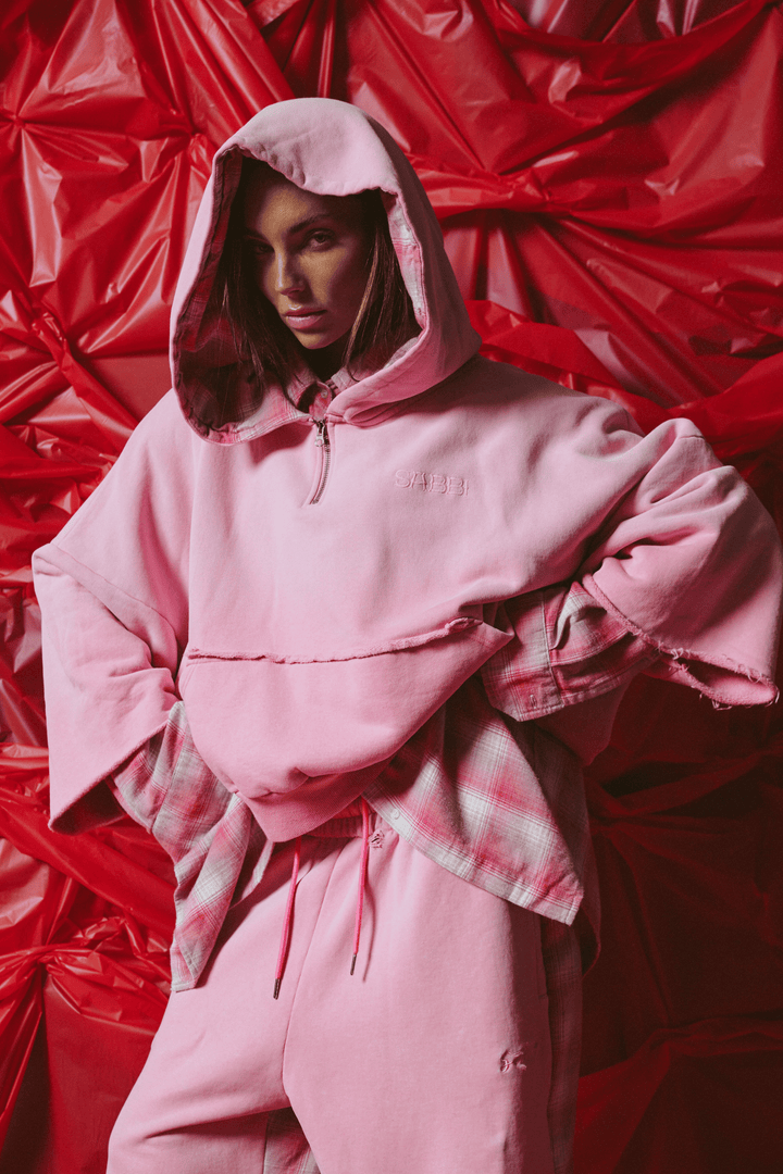 THE BE A KIND HUMAN HOODIE - PINK
