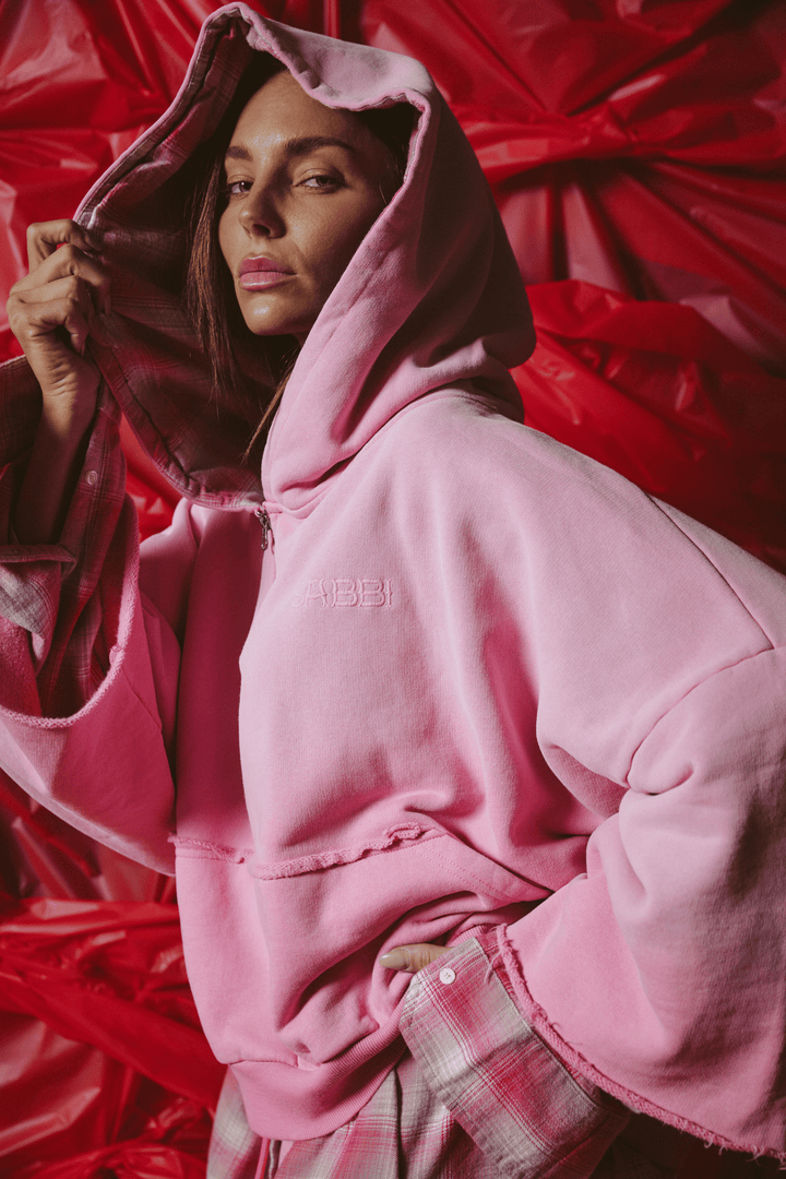 THE BE A KIND HUMAN HOODIE - PINK