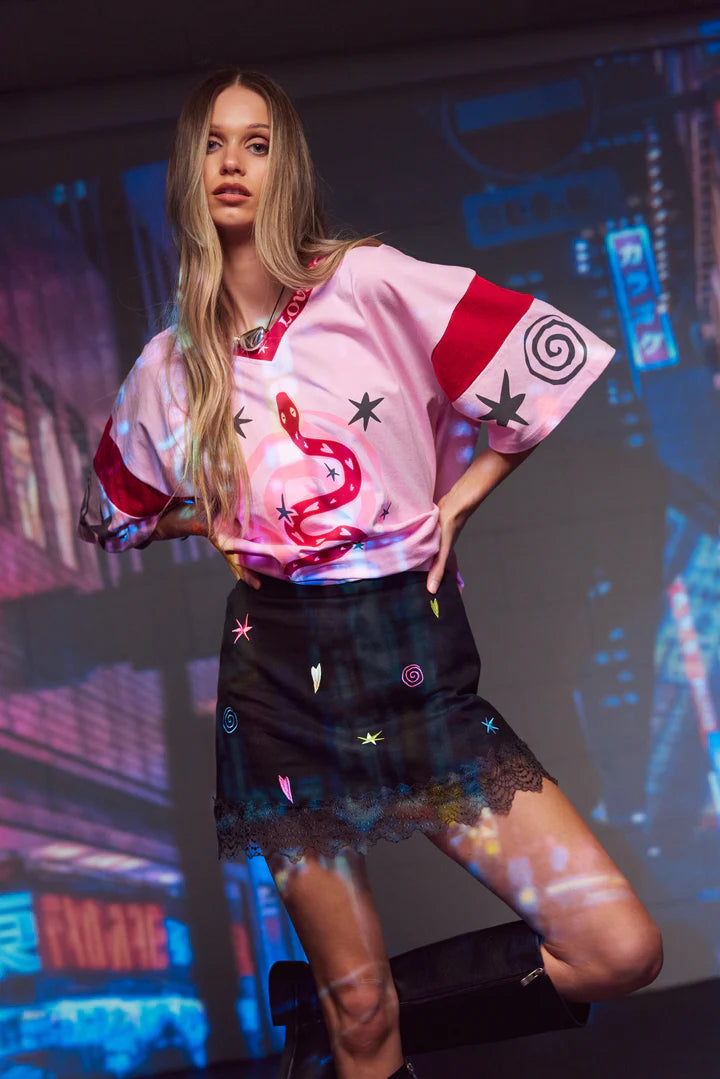 Lucky Mini Skirt ~ Midnight