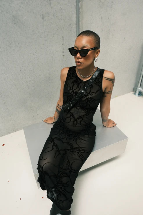 IGNITE Maxi Dress - Sheer