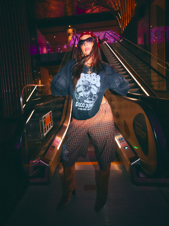 DJ CAT TEE - BLACK