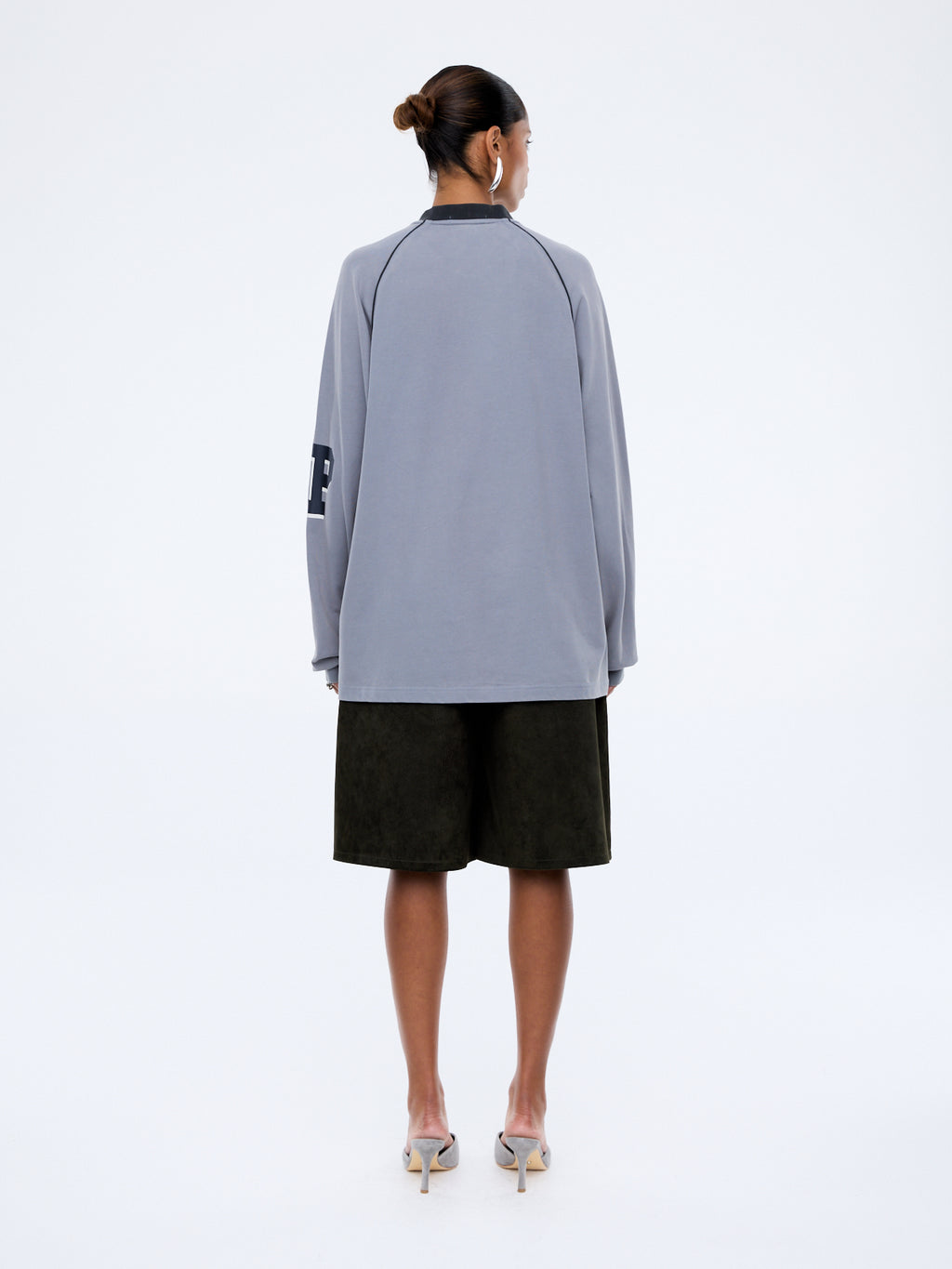 TEAM EP LONG SLEEVE TEE-WASHED CHARCOAL