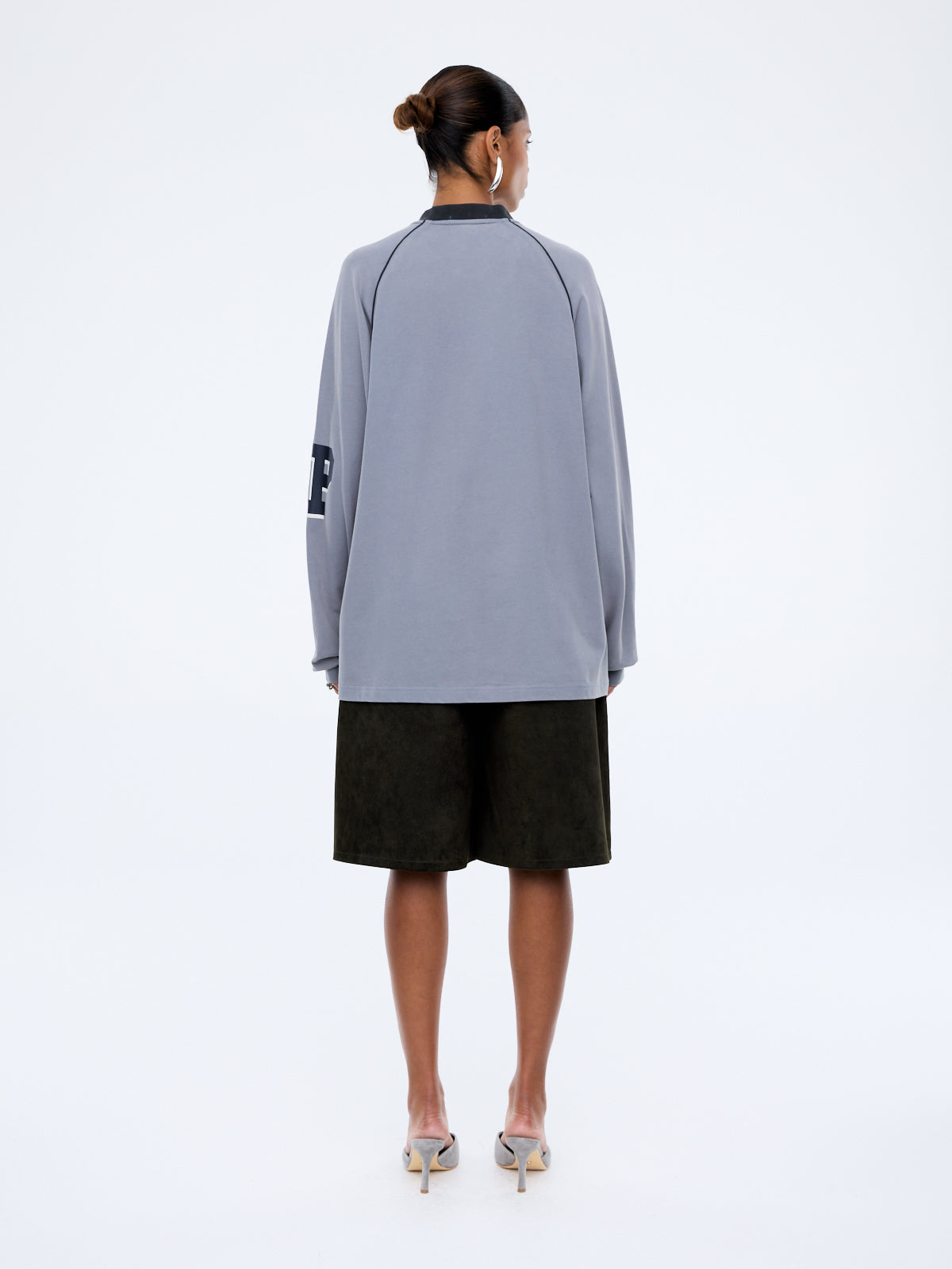 TEAM EP LONG SLEEVE TEE-WASHED CHARCOAL