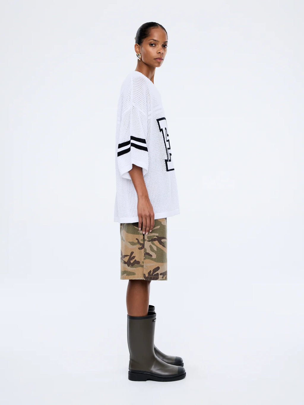 ENA HARPER CROCHET JERSEY