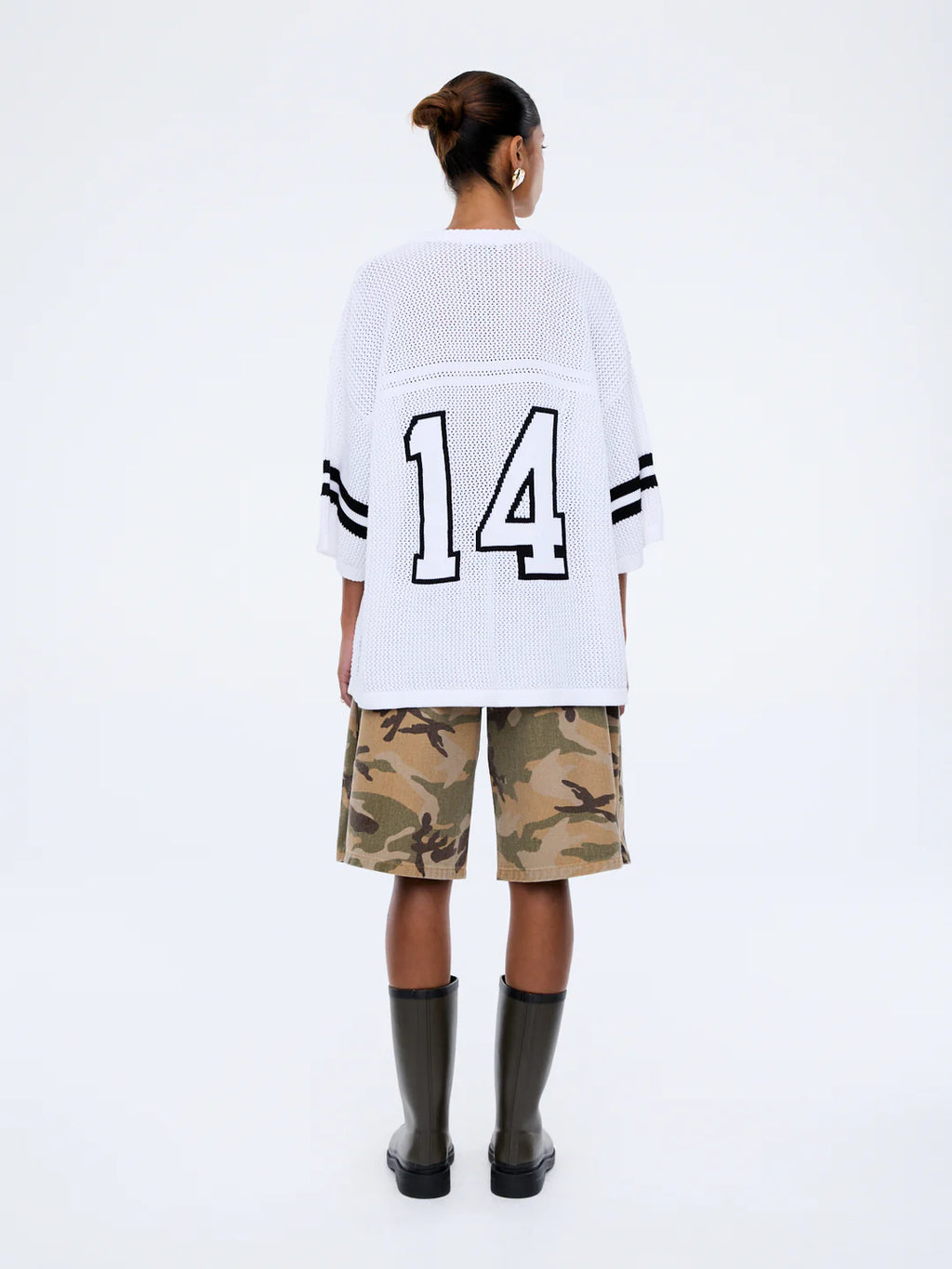 ENA HARPER CROCHET JERSEY