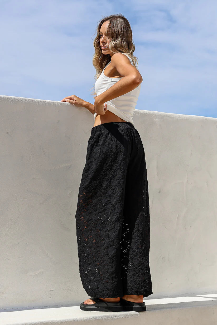 Rouge Lace Harem Pant