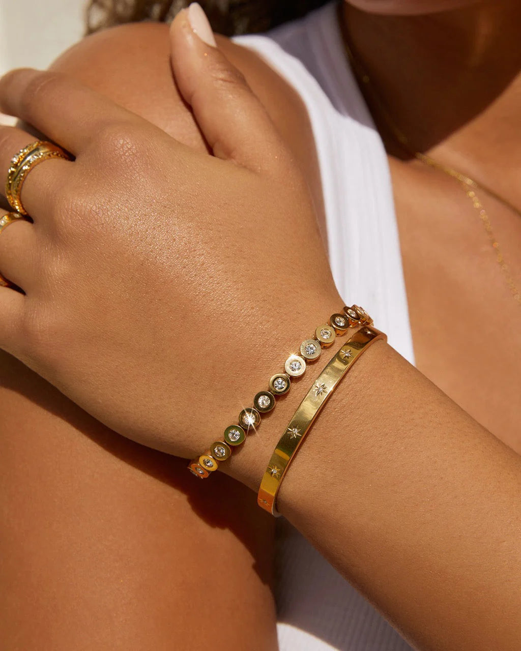 Maeve Gold Bracelet - Stone