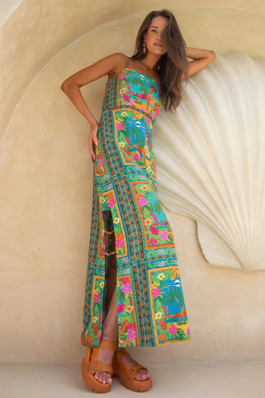 Aloha Maxi Dress - Tiki