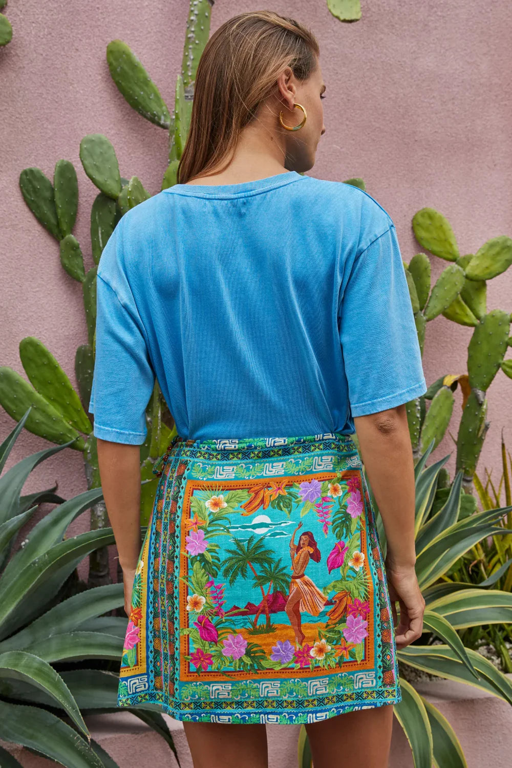 Barefoot Mini Skirt - Tiki